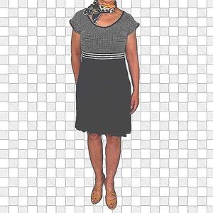 Max Studio * Multi-Textured Blue Knit Dress * Size M